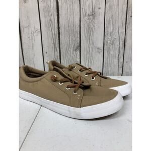 Men's Tommy Bahama Tan Canvas Sneakers 9 1/2